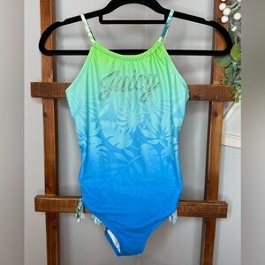 Juicy Couture Kids One Piece in Green and Blue